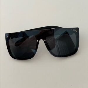 Oversized shield sunglasses